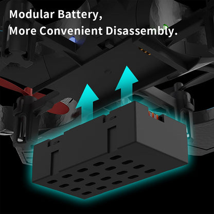 FLYTOR Drone with LED Lights, 2.4G Remote Control Fighter Plane