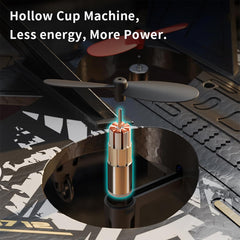 FLYTOR Drone with LED Lights, 2.4G Remote Control Fighter Plane